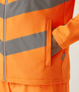 Regatta High Visibility Pro Contract Ablaze Soft Shell Jacket | Orange thumbnail 5