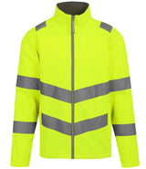 Regatta High Visibility Pro Contract Ablaze Soft Shell Jacket | Yellow thumbnail 6