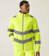 Regatta High Visibility Pro Contract Ablaze Soft Shell Jacket | Yellow thumbnail 1