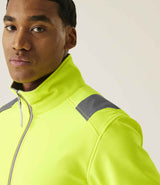Regatta High Visibility Pro Contract Ablaze Soft Shell Jacket | Yellow thumbnail 4