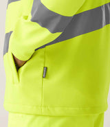Regatta High Visibility Pro Contract Ablaze Soft Shell Jacket | Yellow thumbnail 5