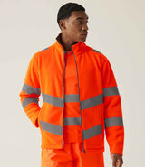 Regatta High Visibility Pro Contract Thor Fleece Jacket | Orange thumbnail 4