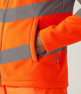 Regatta High Visibility Pro Contract Thor Fleece Jacket | Orange thumbnail 5