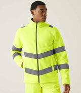 Regatta High Visibility Pro Contract Thor Fleece Jacket | Yellow thumbnail 1