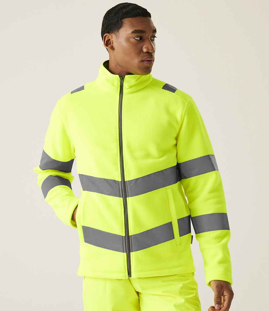 Regatta High Visibility Pro Contract Thor Fleece Jacket | Yellow