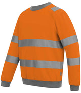 Regatta High Visibility Pro Contract Crew Neck Sweatshirt | Orange thumbnail 6