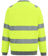 Regatta High Visibility Pro Contract Crew Neck Sweatshirt | Yellow thumbnail 6