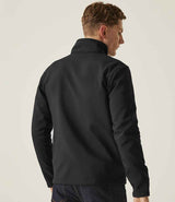 Regatta Ablaze Printable Soft Shell Jacket | Black/Classic Red thumbnail 2