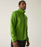 Regatta Ablaze Printable Soft Shell Jacket | Extreme Green/Black thumbnail 1