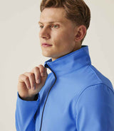 Regatta Ablaze Printable Soft Shell Jacket | French Blue/Navy thumbnail 4