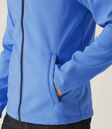Regatta Ablaze Printable Soft Shell Jacket | French Blue/Navy thumbnail 5