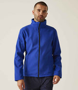 Regatta Ablaze Printable Soft Shell Jacket | New Royal Blue/Black thumbnail 1