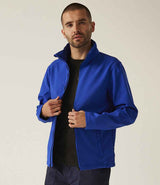 Regatta Ablaze Printable Soft Shell Jacket | New Royal Blue/Black thumbnail 3