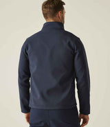 Regatta Ablaze Printable Soft Shell Jacket | Navy/Navy thumbnail 3