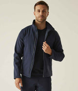 Regatta Ablaze Printable Soft Shell Jacket | Navy/Navy thumbnail 4
