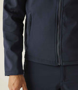 Regatta Ablaze Printable Soft Shell Jacket | Navy/Navy thumbnail 6