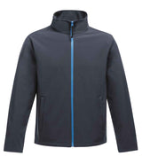 Regatta Ablaze Printable Soft Shell Jacket | Navy/French Blue thumbnail 5