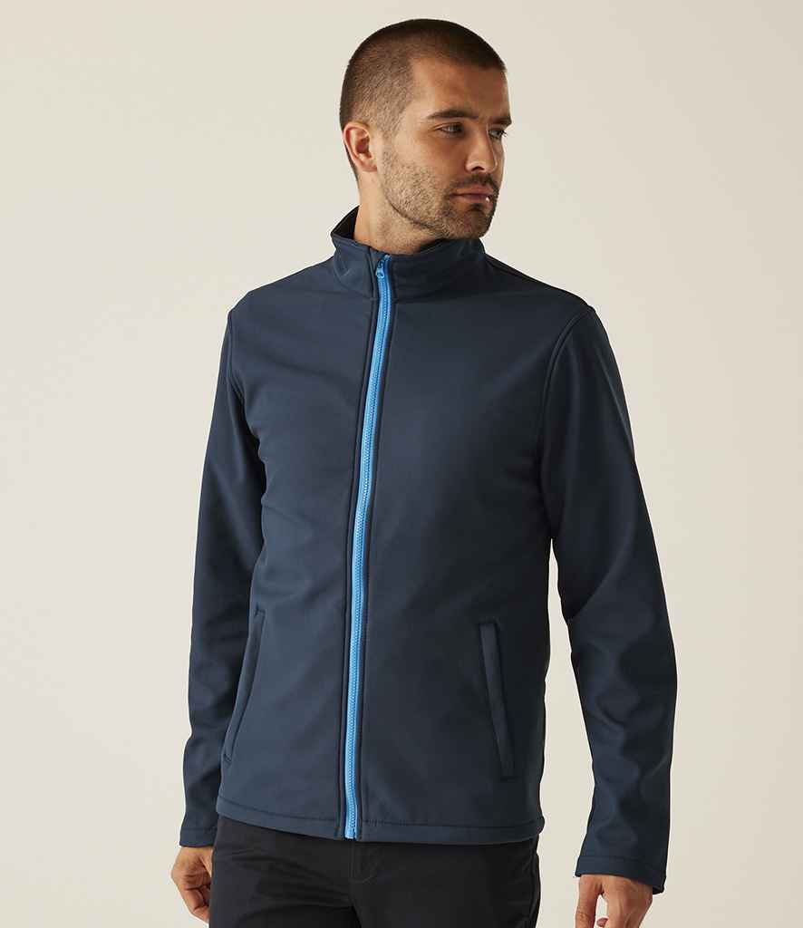 Regatta Ablaze Printable Soft Shell Jacket | Navy/French Blue