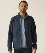 Regatta Ablaze Printable Soft Shell Jacket | Navy/French Blue thumbnail 3
