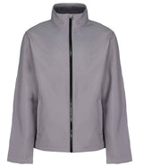 Regatta Ablaze Printable Soft Shell Jacket | Rock Grey/Black thumbnail 1