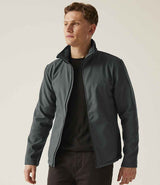 Regatta Ablaze Printable Soft Shell Jacket | Seal Grey/Black thumbnail 3