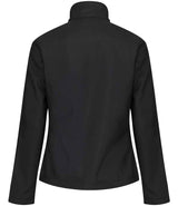 Regatta Ladies Ablaze Printable Soft Shell Jacket | Black/Black thumbnail 6