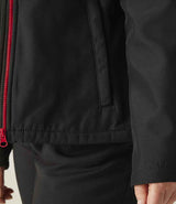 Regatta Ladies Ablaze Printable Soft Shell Jacket | Black/Classic Red thumbnail 4
