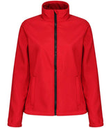 Regatta Ladies Ablaze Printable Soft Shell Jacket | Classic Red/Black thumbnail 5