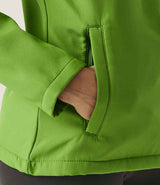 Regatta Ladies Ablaze Printable Soft Shell Jacket | Extreme Green/Black thumbnail 4
