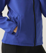 Regatta Ladies Ablaze Printable Soft Shell Jacket | New Royal Blue/Black thumbnail 4