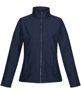 Regatta Ladies Ablaze Printable Soft Shell Jacket | Navy/Navy thumbnail 4