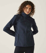 Regatta Ladies Ablaze Printable Soft Shell Jacket | Navy/Navy thumbnail 1