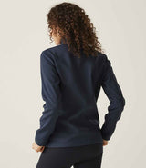 Regatta Ladies Ablaze Printable Soft Shell Jacket | Navy/Navy thumbnail 2