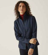 Regatta Ladies Ablaze Printable Soft Shell Jacket | Navy/Navy thumbnail 3