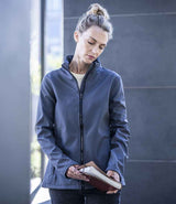 Regatta Ladies Ablaze Printable Soft Shell Jacket | Seal Grey/Black thumbnail 1