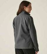 Regatta Ladies Ablaze Printable Soft Shell Jacket | Seal Grey/Black thumbnail 3