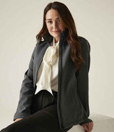 Regatta Ladies Ablaze Printable Soft Shell Jacket | Seal Grey/Black thumbnail 4