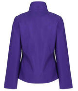 Regatta Ladies Ablaze Printable Soft Shell Jacket | Vibrant Purple/Black thumbnail 6