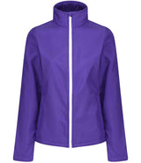 Regatta Ladies Ablaze Printable Soft Shell Jacket | Vibrant Purple/Black thumbnail 5