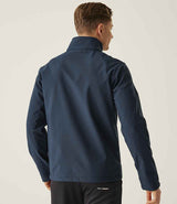 Regatta Ablaze Three Layer Soft Shell Jacket | Navy/Navy thumbnail 2