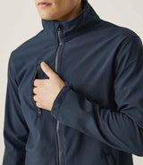 Regatta Ablaze Three Layer Soft Shell Jacket | Navy/Navy thumbnail 4