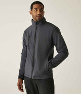 Regatta Ablaze Three Layer Soft Shell Jacket | Seal Grey/Black thumbnail 1