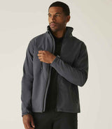 Regatta Ablaze Three Layer Soft Shell Jacket | Seal Grey/Black thumbnail 3