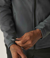 Regatta Ablaze Three Layer Soft Shell Jacket | Seal Grey/Black thumbnail 6