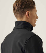 Regatta Venturer Three Layer Hooded Soft Shell Jacket | Black/Black thumbnail 6