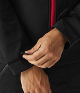 Regatta Venturer Three Layer Hooded Soft Shell Jacket | Black/Classic Red thumbnail 6