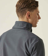 Regatta Venturer Three Layer Hooded Soft Shell Jacket | Seal Grey/Black thumbnail 5