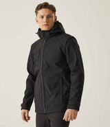 Regatta Erasmus 4-in-1 Soft Shell Jacket | Black/Black thumbnail 1
