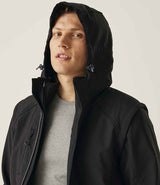 Regatta Erasmus 4-in-1 Soft Shell Jacket | Black/Black thumbnail 4