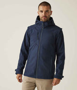 Regatta Erasmus 4-in-1 Soft Shell Jacket | Navy/Navy thumbnail 1